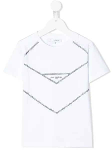 Givenchy Kids футболка с принтом и логотипом