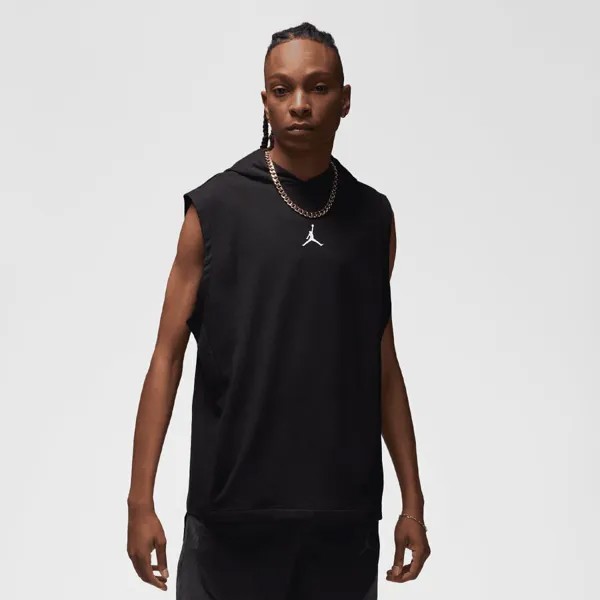 Футболка Dri-Fit Sport Fleece Sleeveless Pullover JORDAN, цвет black/white
