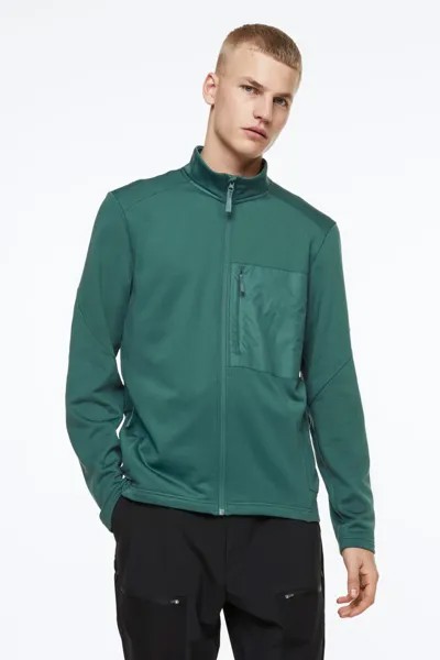 Базовая толстовка H&M, темно-зеленый