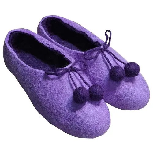 Тапочки ЭХМа, размер 46, фиолетовый