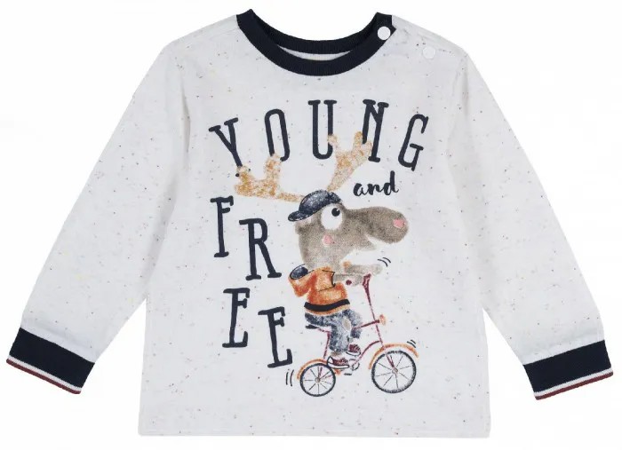 Chicco Лонгслив для мальчика Young and free