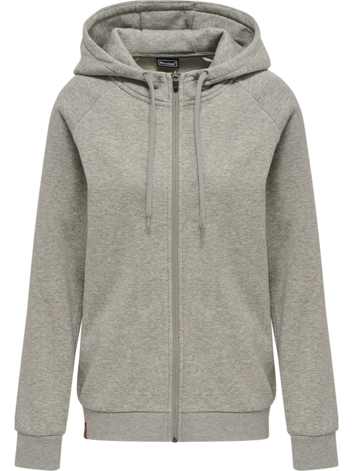 Толстовка Hummel Hoodie Hmlred Classic Zip Hoodie Woman, серый меланж