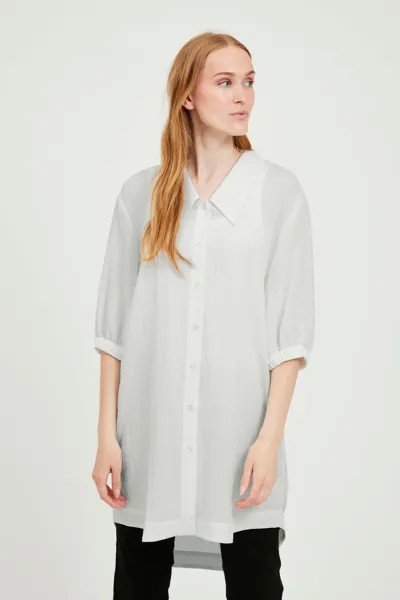 Блуза b.young Long BYDELAN SHIRT TUNIC, белый