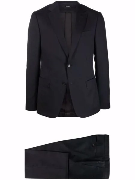 Z Zegna шерстяной костюм с однобортным пиджаком