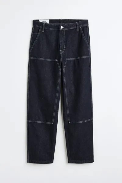 Джинсы H&M, темно-синий деним