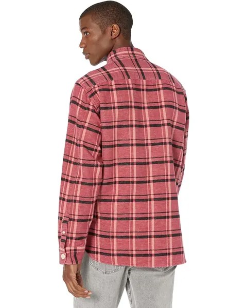 Рубашка AllSaints Olancha Long Sleeve Shirt, цвет Magenta Pink