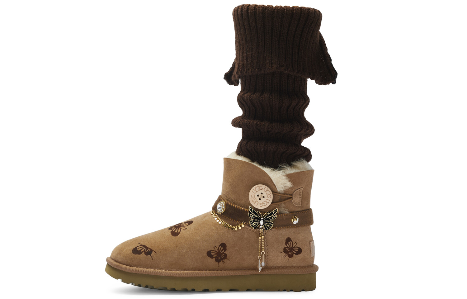 Женские мини-сапоги Bailey Bow II Snow Boots Chestnut Ugg