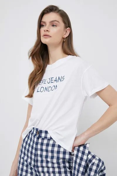 Футболка Нетти Pepe Jeans, белый