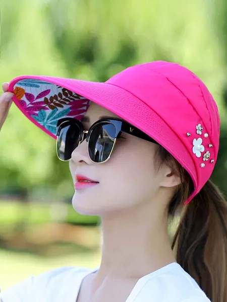 Женская летная УФ-защитная складная солнцезащитная шляпа