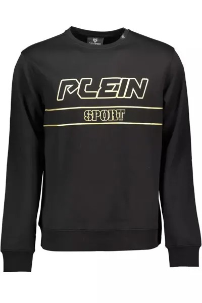 Plein Sport Sleek Active мужская толстовка с длинными рукавами, черный