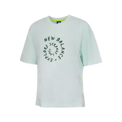 Женская футболка New Balance Wmns Essentials SS Lifestyle светло-голубая