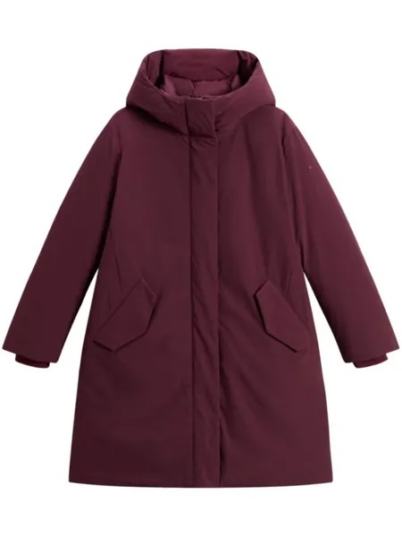 Woolrich парка с капюшоном, красный
