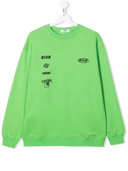 MSGM Kids толстовка с логотипом