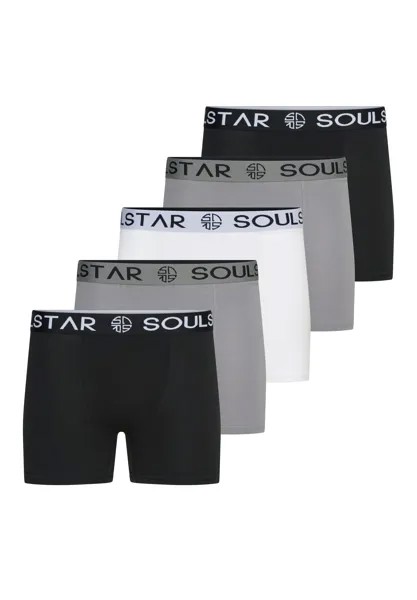 Боксеры SOUL STAR Boxershorts - MUBOXER5, цвет Black_Grey_White