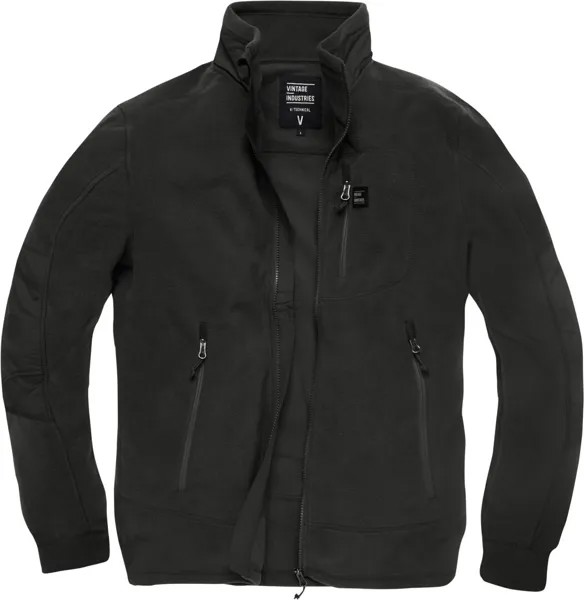 Куртка Vintage Industries Tour Polar Fleece, черная
