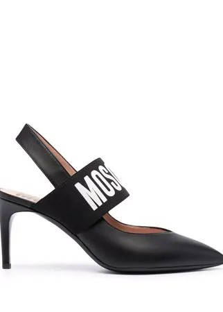 Moschino туфли с логотипом