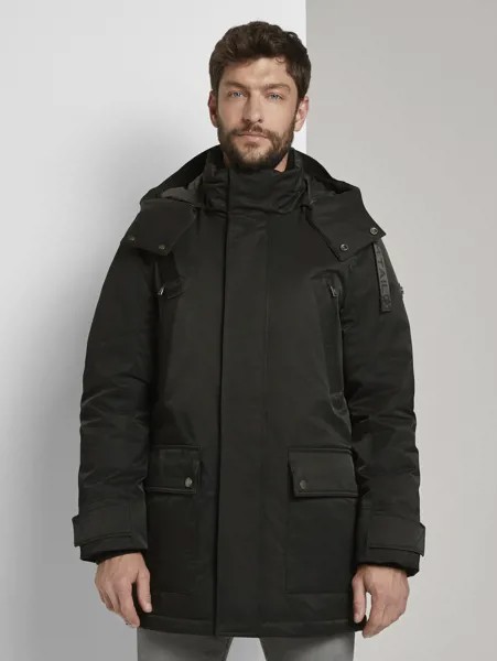 Парка мужская TOM TAILOR 1020710 черная XL