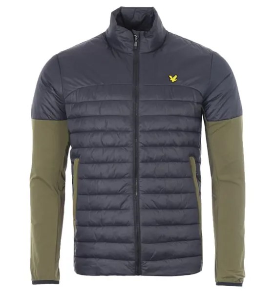 Гибридная стеганая куртка Lyle & Scott, черный
