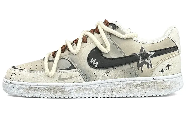 Кроссовки Nike Court Vision 1 Skateboarding Shoes Women's Low-top Gray, цвет Wheat