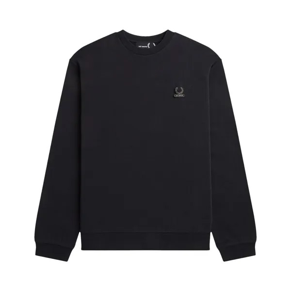 Толстовка с вышивкой Fred Perry x Raf Simons, цвет Черный