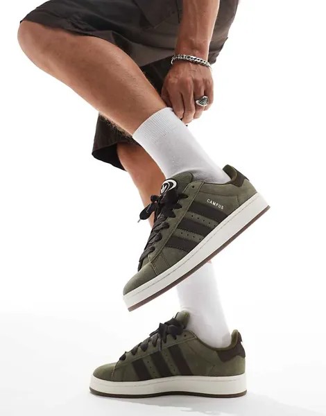 Adidas Originals – Campus 00 – Оливковая спортивная обувь