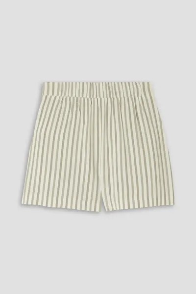 Тканые шорты в полоску York Odyssee, цвет Off-white