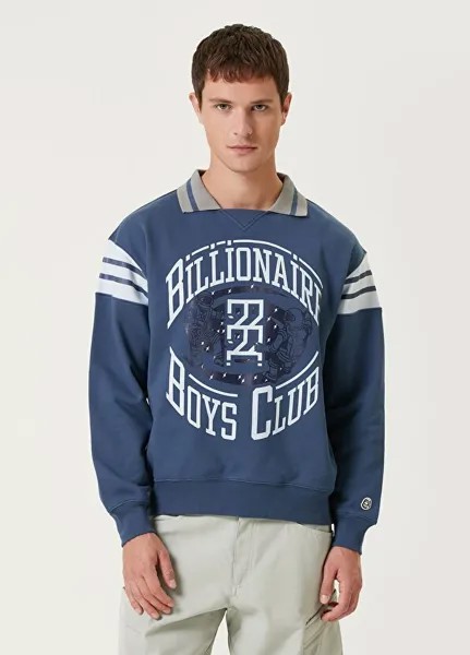 Синий свитшот с логотипом Billionaire Boys Club