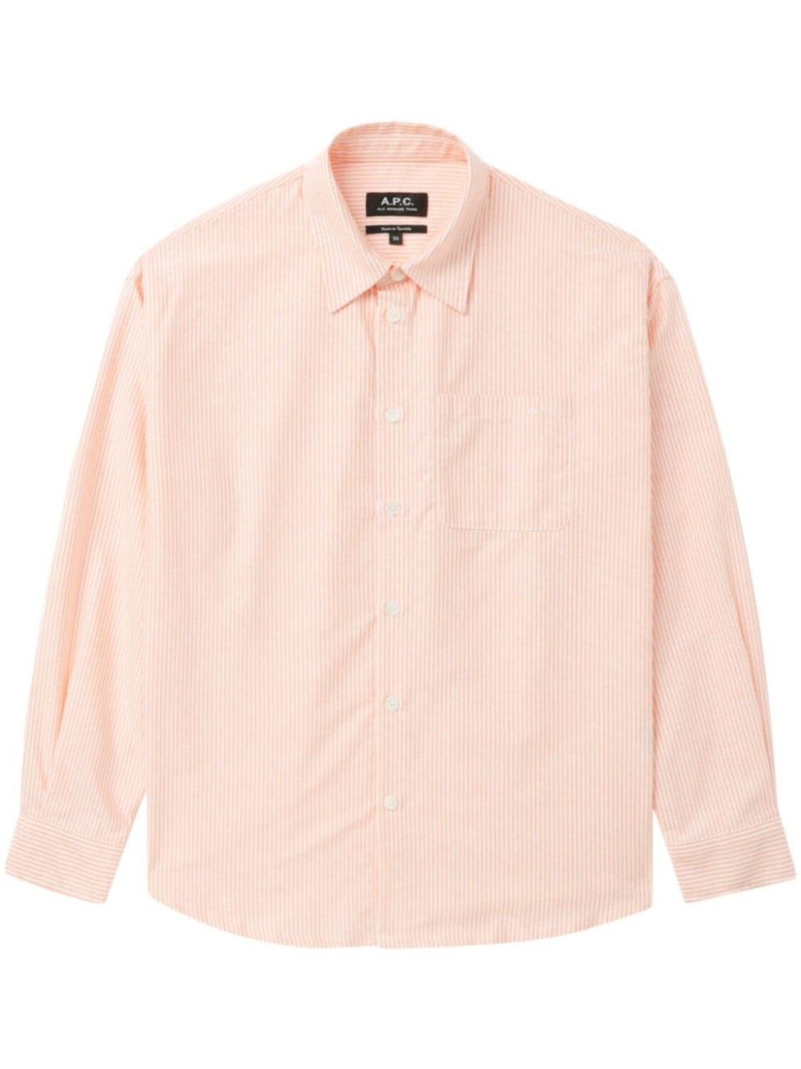 A.P.C. рубашка Greg, оранжевый