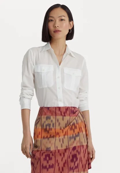 Блуза на пуговицах Lauren Ralph Lauren, белый