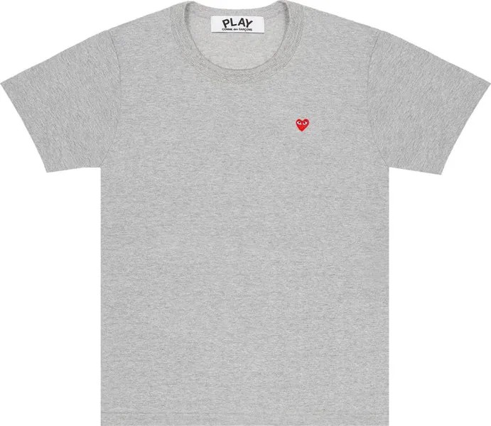 Футболка Comme des Garçons PLAY Mini Heart T-Shirt 'Grey', серый