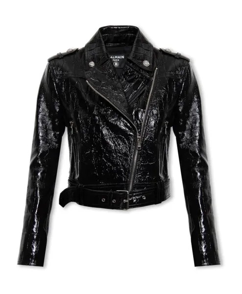 Байкерская куртка Balmain, черный