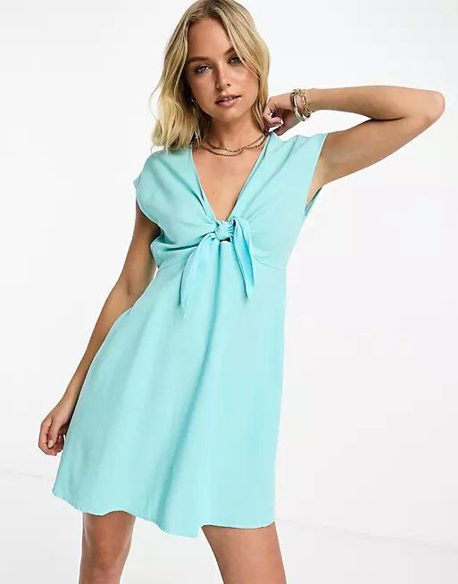 Платье мини Vero Moda, голубой