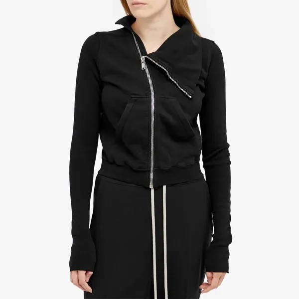 Rick Owens Drkshdw Толстовка на молнии спереди Mountain, черный