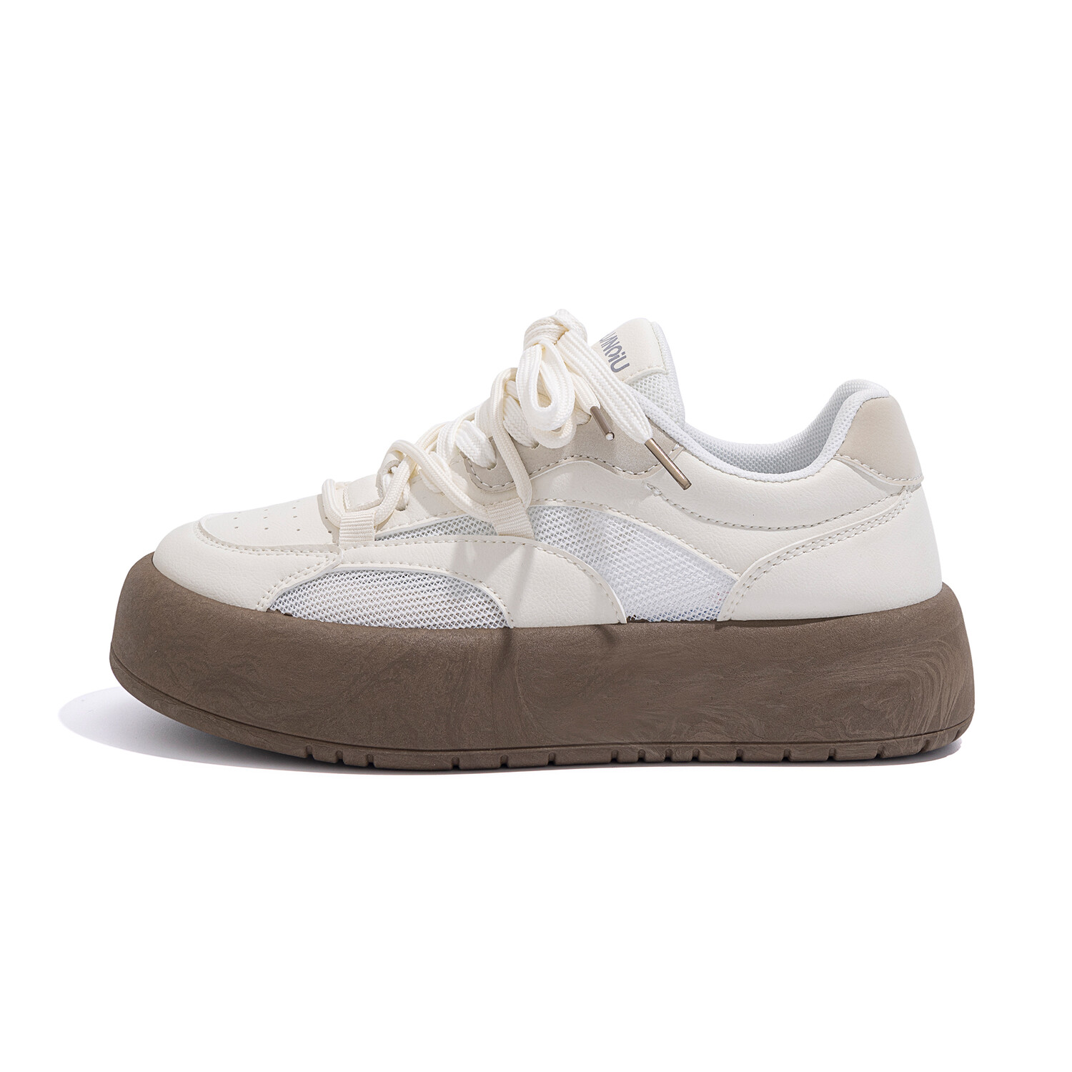 Кроссовки HUANQIU Skateboarding Shoes Women's Low-top Brown, коричневый