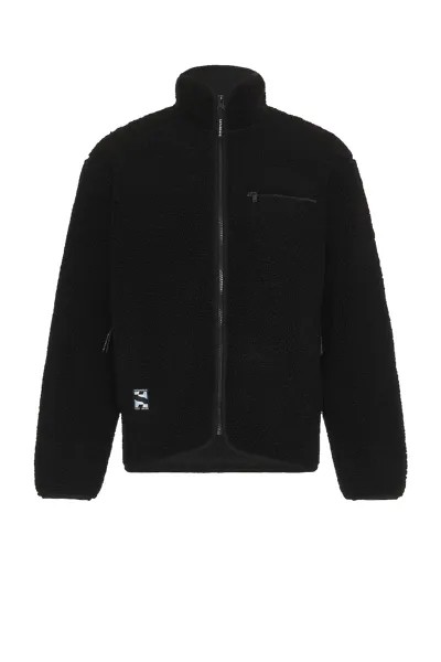 Куртка Saturdays Nyc Spencer Polar Fleece Full Zip, черный