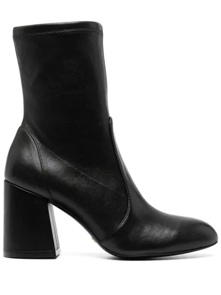 Stuart Weitzman ботильоны на блочном каблуке, черный