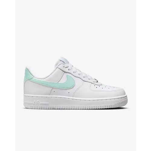 Кеды NIKE Air Force 1 '07, размер 7.5 US, белый, зеленый