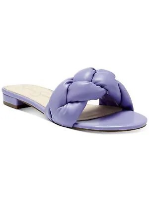 JESSICA SIMPSON Женские фиолетовые сандалии без шнуровки Ammiye Toe Block Heel Slip On 8 M