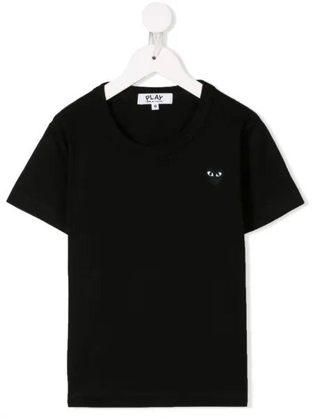 Comme Des Garçons Play Kids рубашка с вышитым логотипом