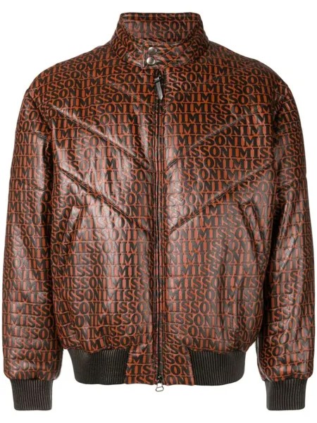 Куртка-бомбер с логотипом Missoni, коричневый