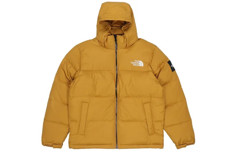 Пуховик мужской золотисто-желтый The North Face, цвет Gold