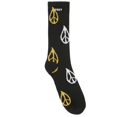 Носки OBEY Peaced Socks Black Multi 2023