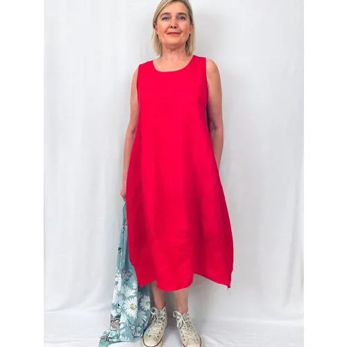Сарафан WENDY TRENDY, размер 48, коралловый, фуксия