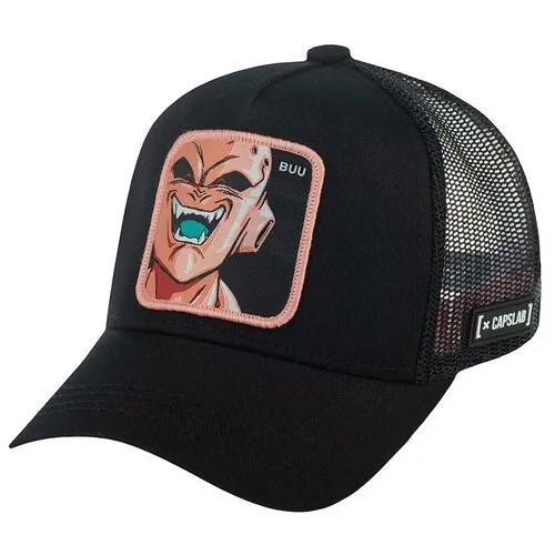 Бейсболка CAPSLAB арт. CL/DBZ/3/BUU Junior Dragon Ball Majin Buu (черный / розовый), размер UNI