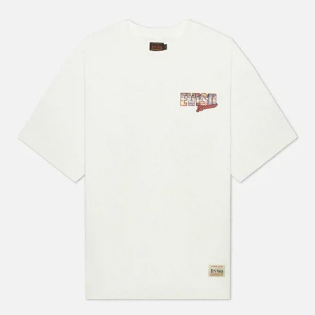 Мужская футболка Evisu Heritage Multi-Daruma Printed, цвет белый, размер XXL