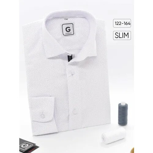 Школьная рубашка GIOVANNI, размер 158, белый