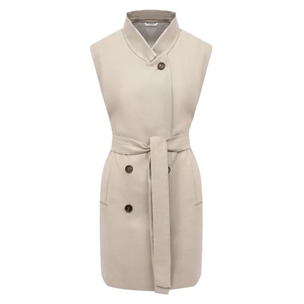 Льняной жилет Brunello Cucinelli