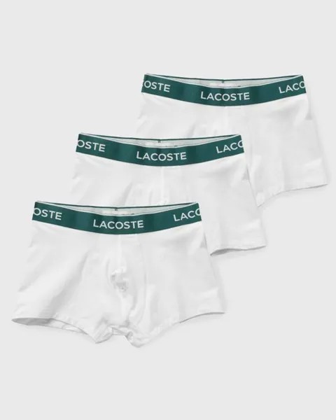 Трусы Lacoste 3 Packs Trunk, белый