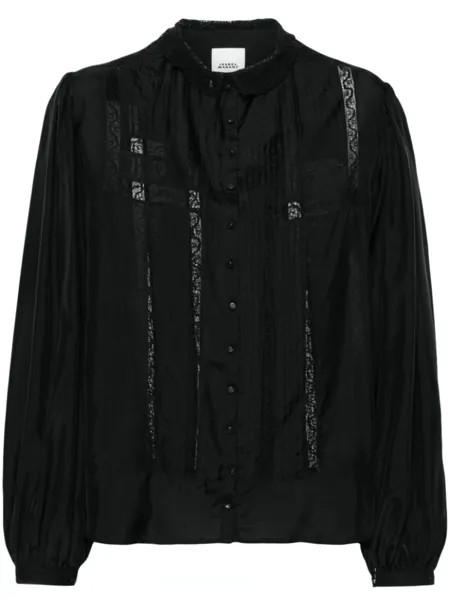 ISABEL MARANT шелковая блузка Zayen, черный
