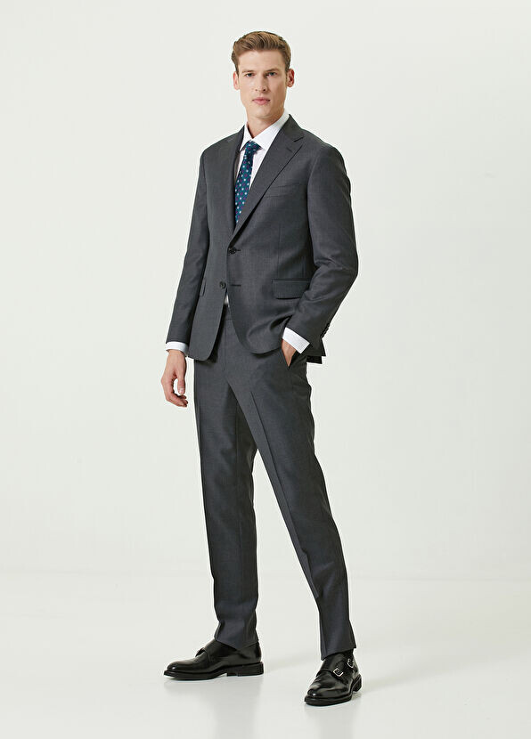 Шерстяной костюм Drop 4 Beymen Collection, серый